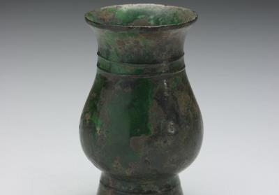 图片[2]-Bronze zhi wine vessel with linear design, Western Zhou period (1046-771 BCE)-China Archive